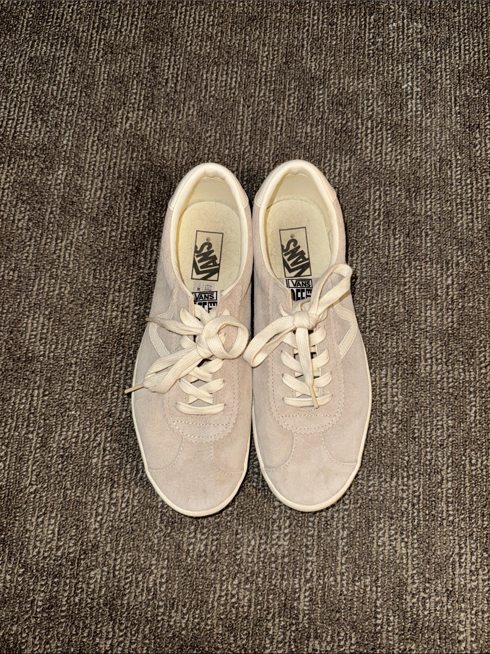 Vans Women's Suede Sneakers in Light Tan